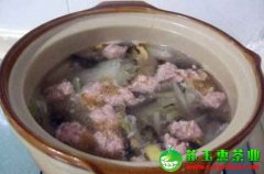 铁观音茶制作肉片汤的功效