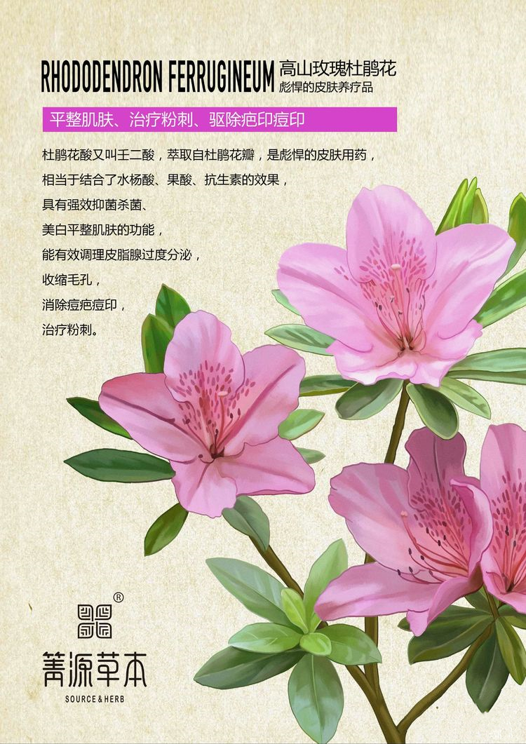 箐源草本臭水13大成分功效及调肤原理